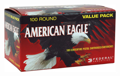 FEDERAL AE 45 ACP 230GR FMJ 100RD 5BX/CS - for sale