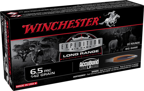 WINCHESTER EXPEDITION 6.5 PRC 142GR ACCUBOND 20RD 10BX/CS - for sale