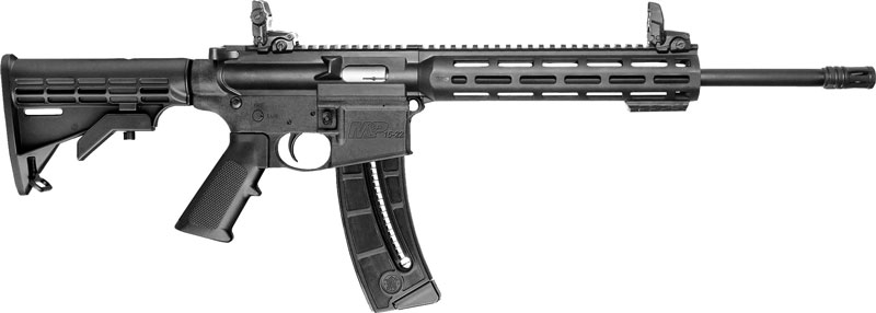 S&W M&P15-22 SPORT 22LR 16.5" 10-SH 6-POS STOCK W/SIGHTS BL - for sale