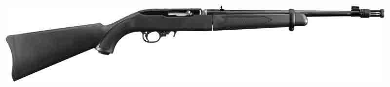 RUGER 10/22 CARBINE 22LR TAKEDOWN BLUED W/FL.SUPPRESSOR - for sale