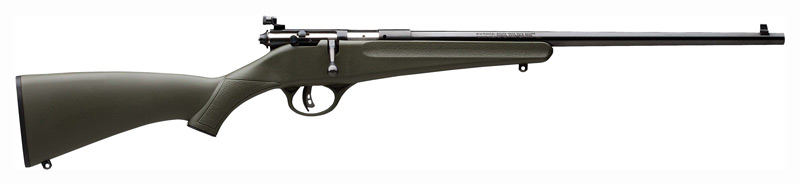 SAVAGE RASCAL YOUTH SINGLESHOT 22LR ACCU TRIGGER BLUED/GREEN - for sale
