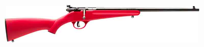 SAVAGE RASCAL YOUTH SINGLESHOT 22LR ACCU TRIGGER BLUED/RED - for sale