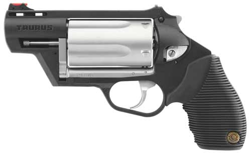 TAURUS JUDGE PD 45LC/410 2"BBL. 5-SHOT SS/POLY RUBBER - for sale