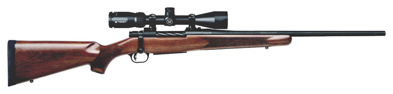 MOSSBERG PATRIOT COMBO 243 WIN 22" VORTEX 3-9X40 BLUED/WALNUT - for sale