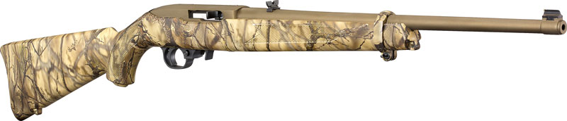 RUGER 10/22 TALO 22LR BRONZE CERAKOTE GO WILD IM BRUSH CAMO - for sale