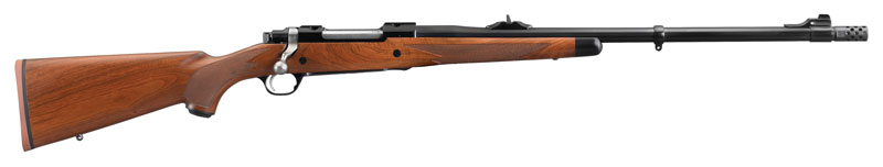 RUGER M77 HAWKEYE AFRICAN W/MBS 375 RUGER BLUED - for sale
