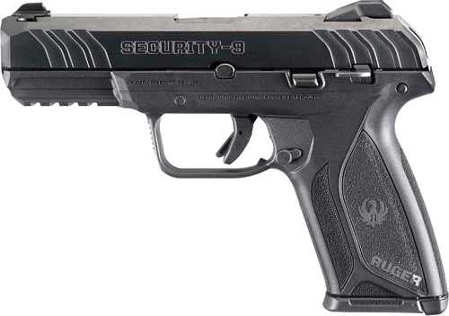 RUGER SECURITY-9 9MM LUGER ADJ 10-SHOT BLUED SYN - for sale