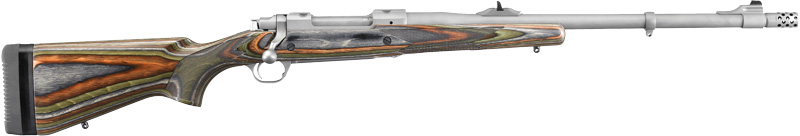 RUGER M77 GUIDE GUN W/MBS 416 RUGER S/S GRN MT. LAMINAT - for sale