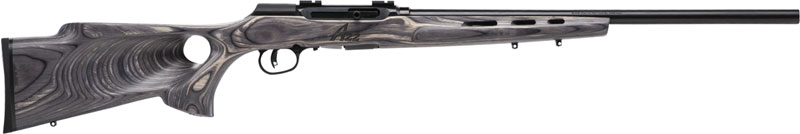 SAVAGE A22 22WMR HVY BBL 22" ACCU TGR BLU/GRY LAM T-HOLE - for sale