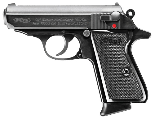 WALTHER PPK/S 380ACP BLUE FS 7-RD. BLACK SYNTHETIC GRIPS - for sale