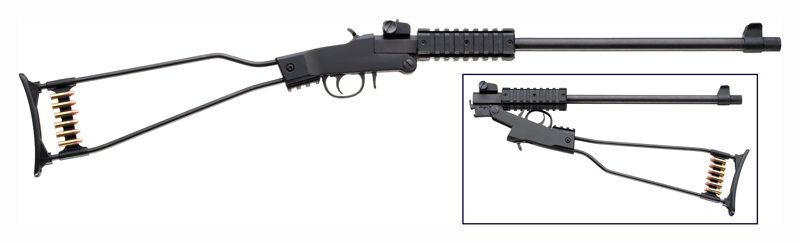 CHIAPPA LITTLE BADGER 17HMR 1/2X28" THREADED BLACK MATTE - for sale