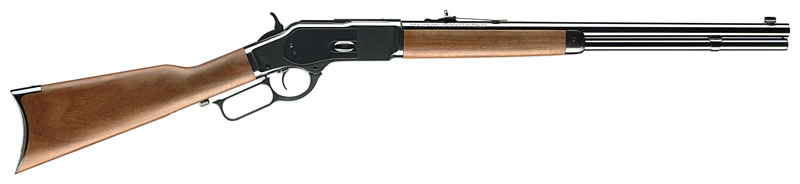 WINCHESTER MODEL 1873 SHORT RIFLE 44-40WIN 20" BLUED/WAL - for sale