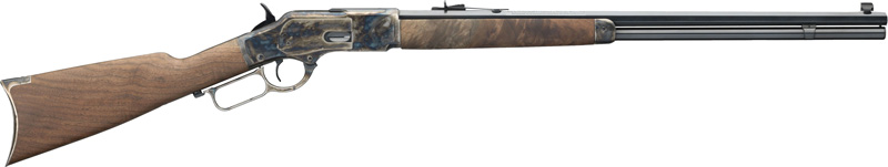 WINCHESTER 1873 SPORTER 44-40 OCTAGON/BLUED 24" CASE COLORED - for sale