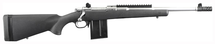 RUGER M77-GS GUNSITE SCOUT RIFLE 308 10RD SS SYNTHETIC - for sale