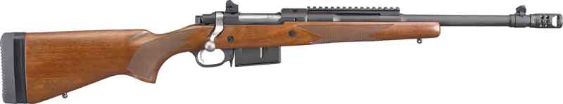 RUGER M77-GS GUNSITE SCOUT RIFLE 450 BUSHMASTER WALNUT - for sale
