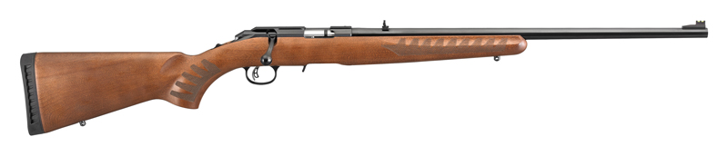 RUGER AMERICAN 22LR 10-SHOT 22" BLUE HARDWOOD - for sale