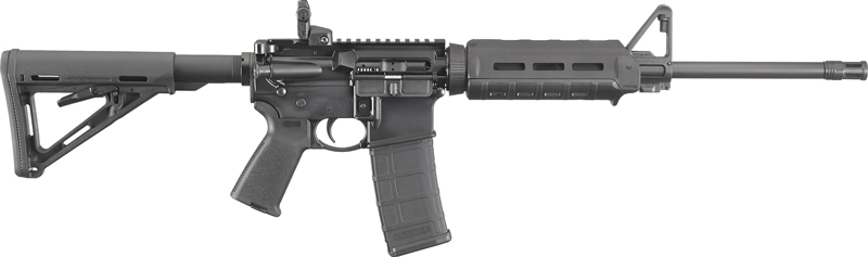 RUGER AR556 223 30-SHOT MAGPL MOE BLK SIX POSITION STOCK - for sale