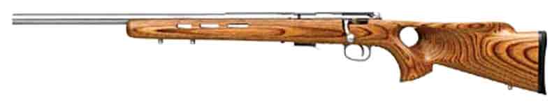 SAVAGE 93R17-BTVLSS 17HMR LH 21"HB ACU-TGR SS/BR LAM T-HOLE - for sale