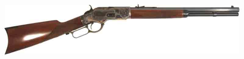 CIMARRON 1873 SADDLE RIFLE 38/357 18" CC/BLUED WALNUT - for sale