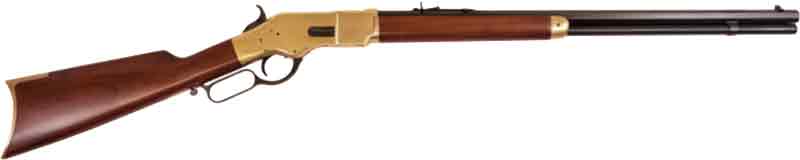 CIMARRON 1866 YELLOWBOY 44-40 24" OCTAGON BRASS/BLUED WALNUT - for sale