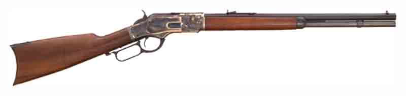 CIMARRON 1873 SHORT RIFLE 357/38 20" CC/BLUED WALNUT - for sale