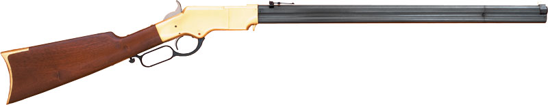 CIMARRON HENRY CIVILIAN 45LC 24" BRASS FRAME/BLUED WALNUT - for sale