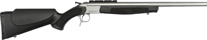 CVA SCOUT TD 44 MAG 22" W/RAIL SS/BLACK SYNTHETIC< - for sale