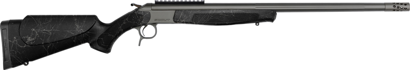CVA SCOUT TD 45-70 25" W/RAIL & BRAKE TUNGSTEN/BLACK WEB< - for sale