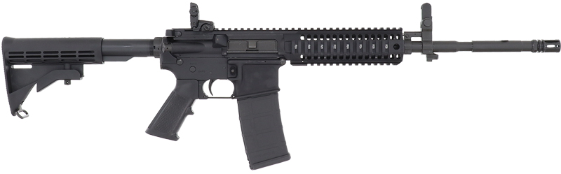 COLT 223 CARBINE QUAD RAIL 16.1" BBL. AS 30-SHOT BLK MONO - for sale