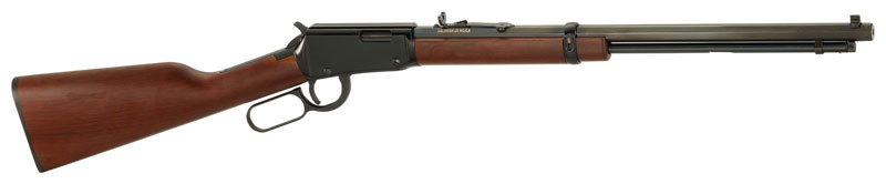 HENRY FRONTIER 22WMR 20" OCTAGON BLUED WALNUT - for sale