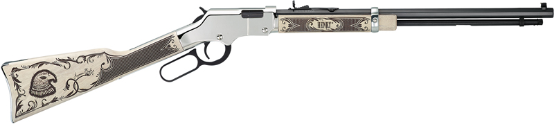 HENRY SILVER AMERICAN EAGLE 22S/L/LR 20" OCTAGON WALNUT - for sale