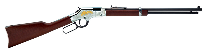 HENRY GOLDEN EAGLE 22S/L/LR 20" OCTAGON WALNUT ENGRAVED - for sale