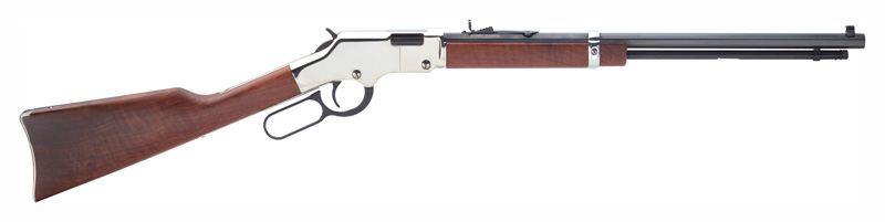 HENRY GOLDEN BOY SILVER 17HMR 20" OCTAGON WALNUT - for sale