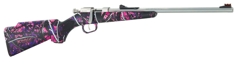 HENRY MINI BOLT 22S/L/LR 16.25" S/S SYN MUDDY GIRL - for sale
