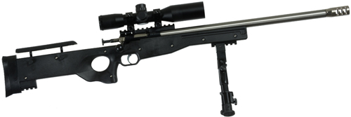 CRICKETT PRECISION RIFLE 22LR BLUED/BLACK THREADED W/SCOPE - for sale