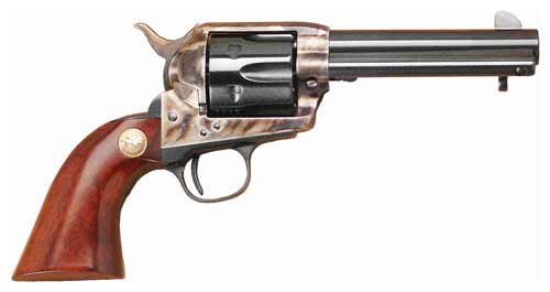 CIMARRON P-MODEL 38SPL/357MAG FS 4.75" CC/BLUED WALNUT - for sale