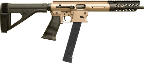 TNW AERO SURVIVAL PISTOL 9MM 10.25" TB 33RD BRACE DRK EARTH - for sale
