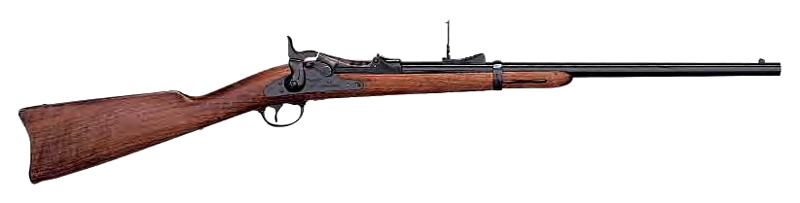 PEDERSOLI SPRINGFIELD TRAPDOOR CARBINE 45-70 BLUED WALNUT - for sale